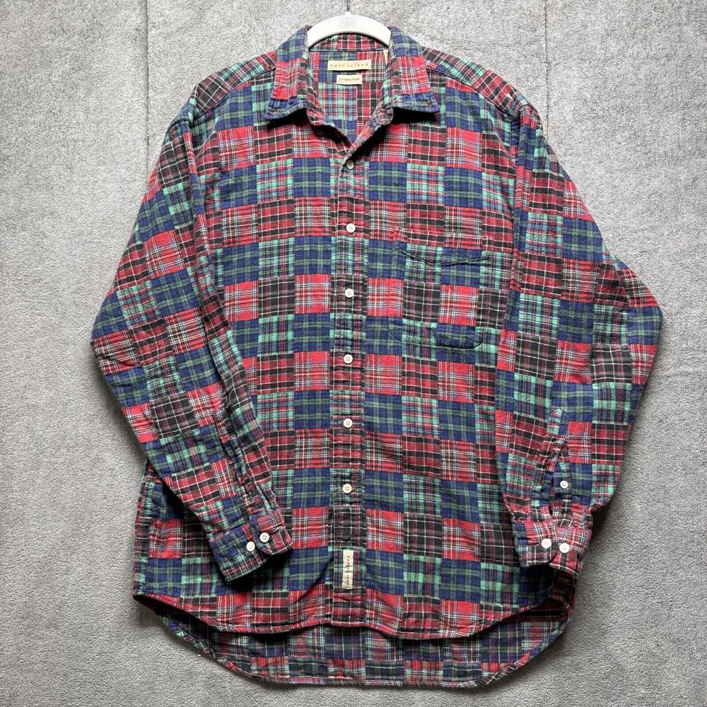 East Island Plaid Casual Button Down Shirt